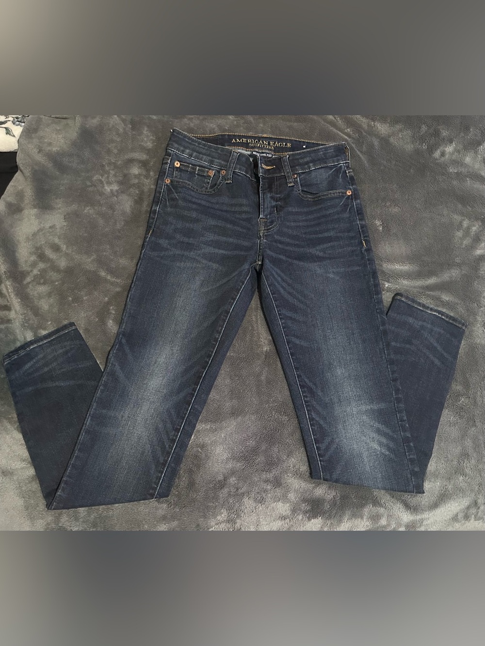 American Eagle Men's Slim Jeans in Blue